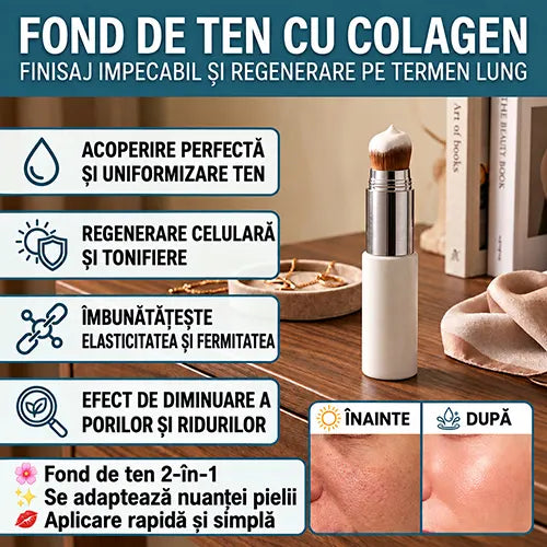 Fond de ten 2-in-1 - Machiaj natural si ingrijire intr-un singur produs