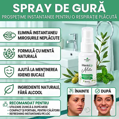 Spray de gura - prospetime instantanee pentru o respiratie placuta