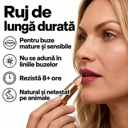 Ruj adaptiv la pH - culoare personalizata pentru buzele tale