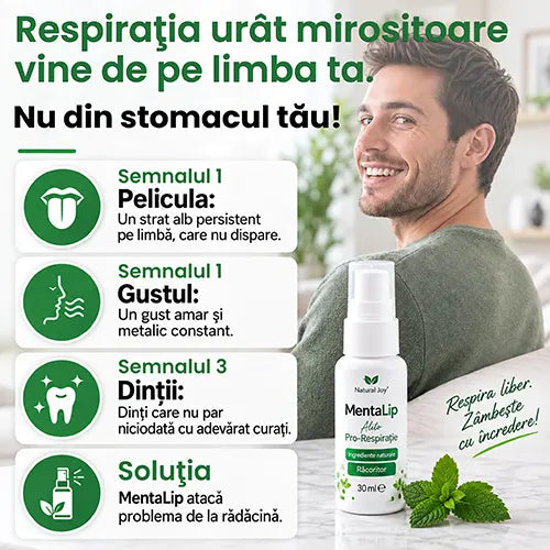 Spray de gura - prospetime instantanee pentru o respiratie placuta
