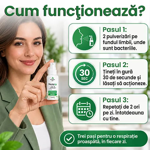 Spray de gura - prospetime instantanee pentru o respiratie placuta