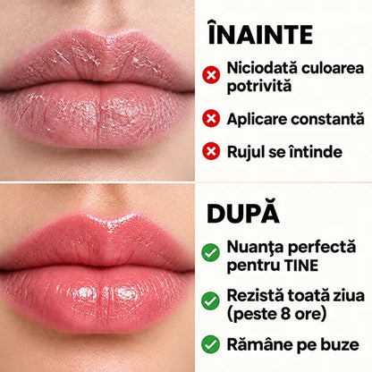 Ruj adaptiv la pH - culoare personalizata pentru buzele tale